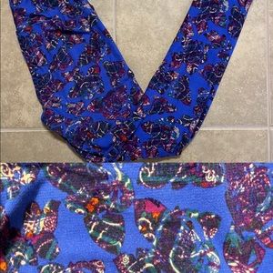 OS (0-12) LuLaRoe Leggings. Butterflies.